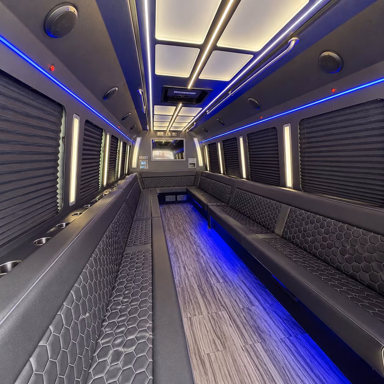 tuscaloosa 30 passenger party bus interior